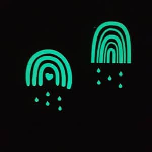 atelier couture lilaxel - zd dans ma déco - arc en ciel phosphorescent